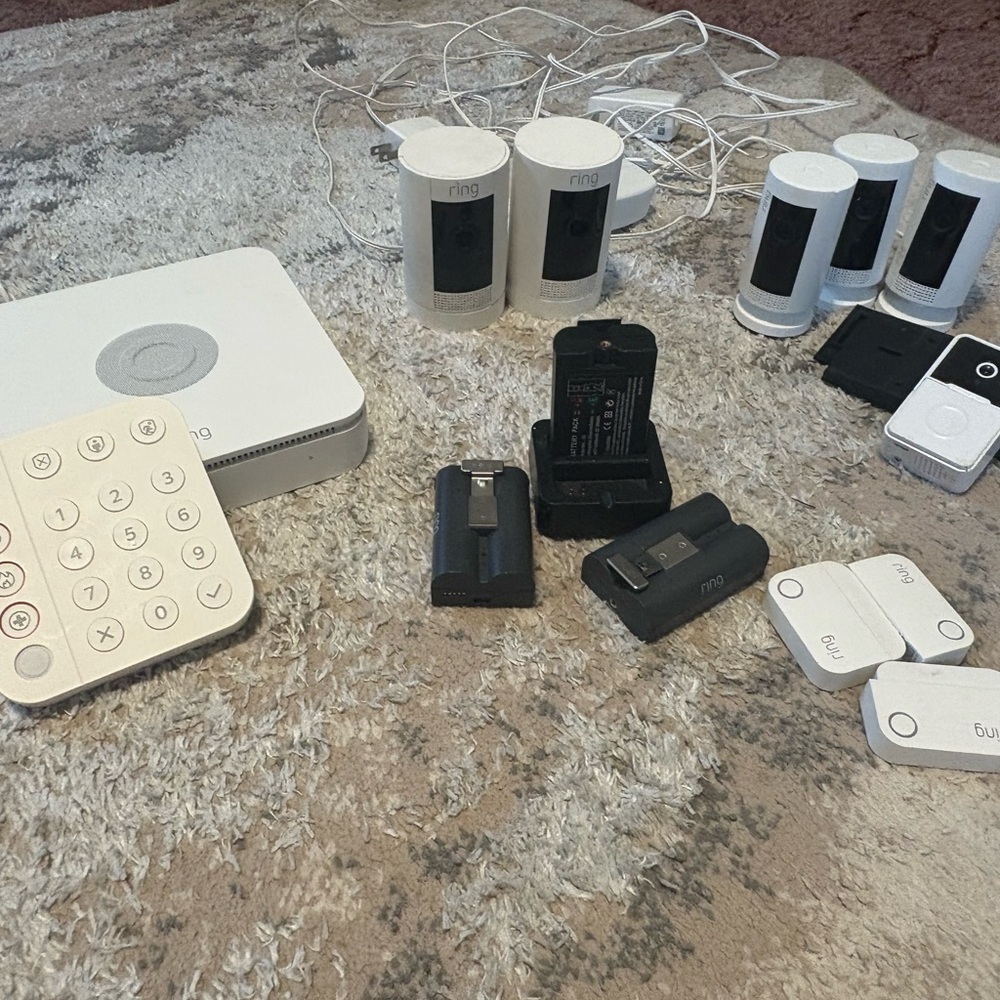 Ring Home Security Adapter Set - White and Black